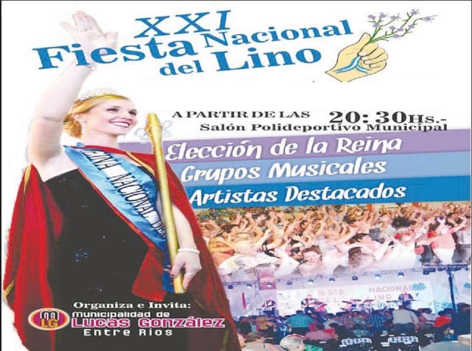 Con entrada libre y gratuita se viene la Fiesta Nacional del Lino
