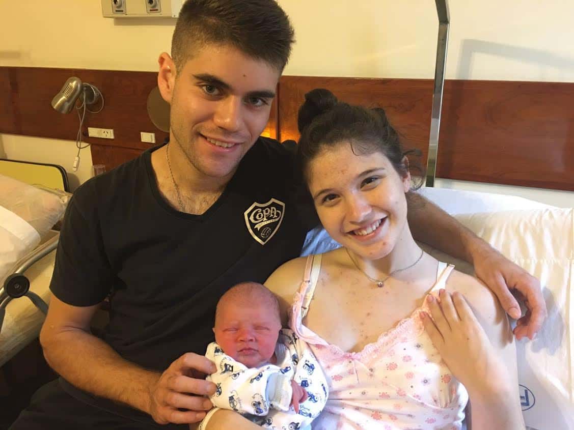 Valentino, el primer bebé 2017 de Crespo