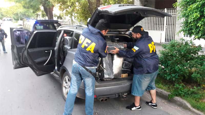 Policía Federal secuestró 750 kilos de marihuana en Paraná