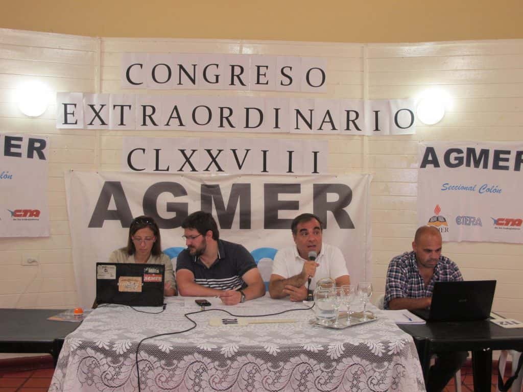 Los secretarios generales de Agmer se reunirán este martes en Concepción del Uruguay