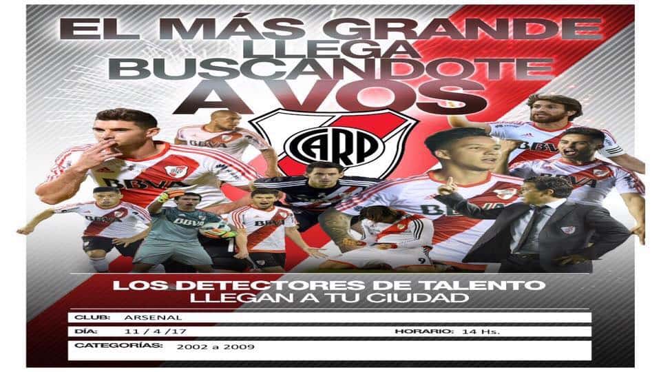 Representantes del club River Plate observarán a jugadores de Viale en las categorías 2002 hasta 2009
