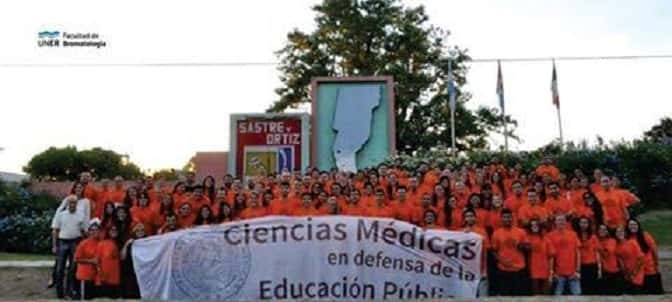 La Facultad de Bromatología UNER participó en el campamento organizado por la Facultad de Ciencias Médicas de la UNR