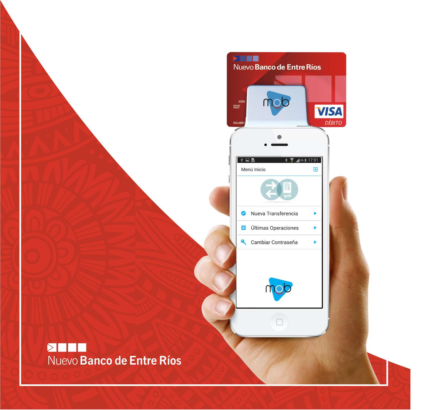 El Nuevo Banco de Entre Ríos lanzó la plataforma de pago móvil Red Mob