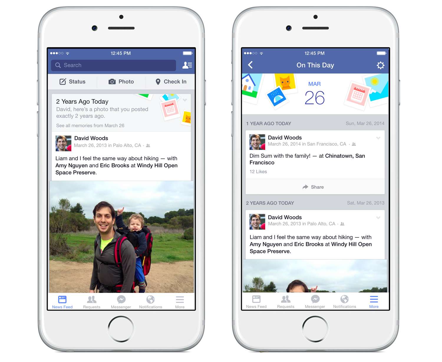 Facebook extiende la aplicación de «recuerdos»