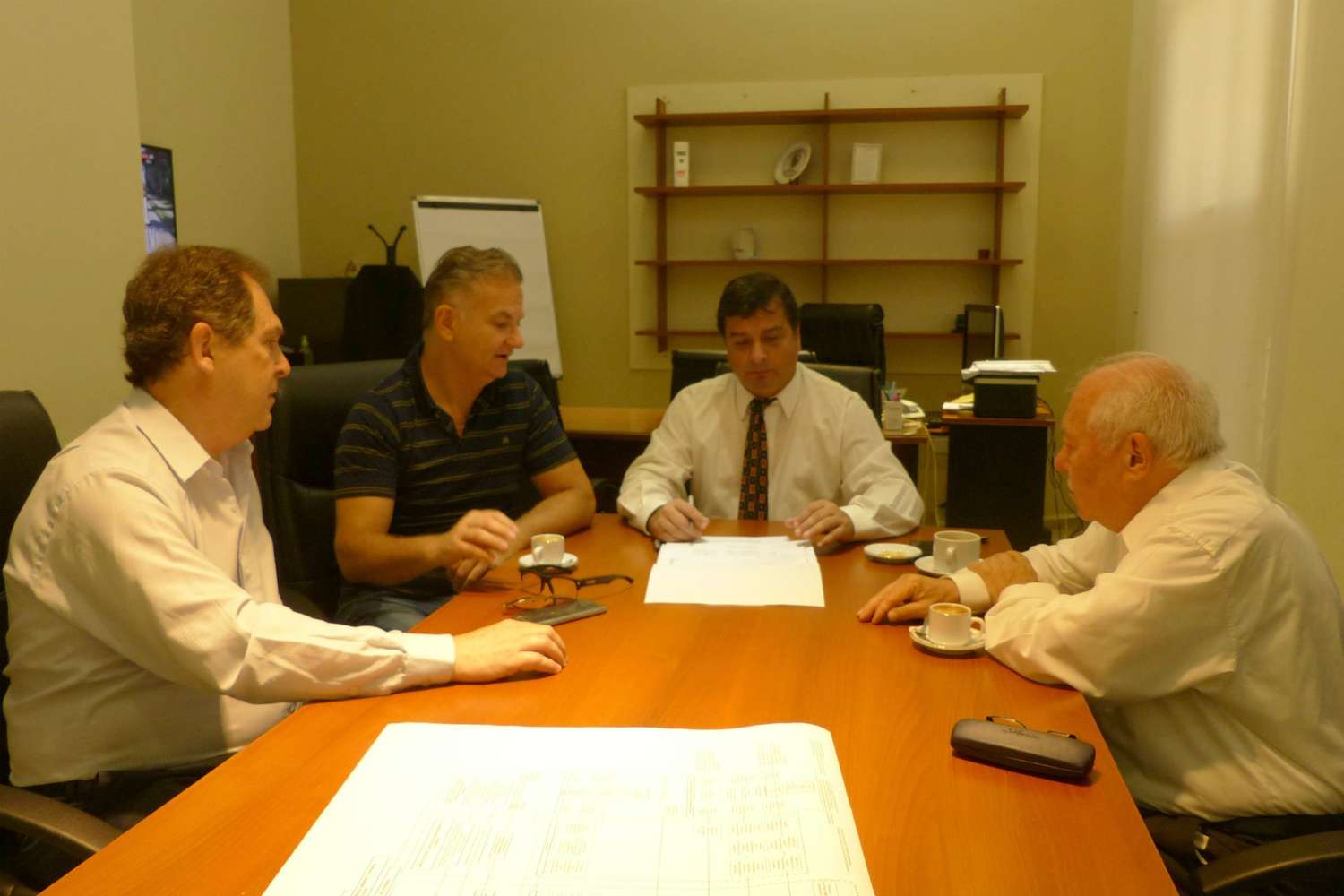 Casaretto se reunió con representantes de Vicoer