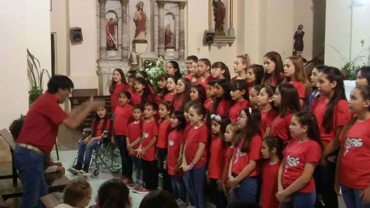 El Coro de Niños del CGE cerró el año cantando en la Basílica