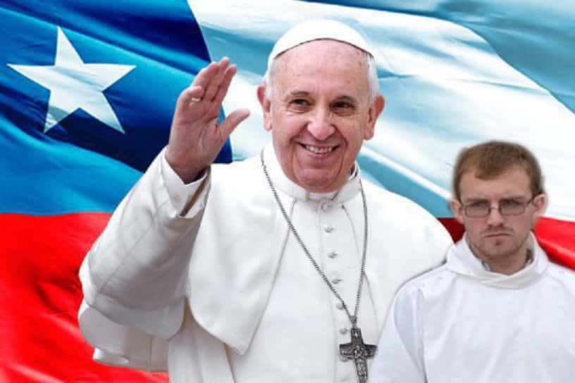 Seminarista crespense muy cerca del Papa Francisco en su visita a Chile