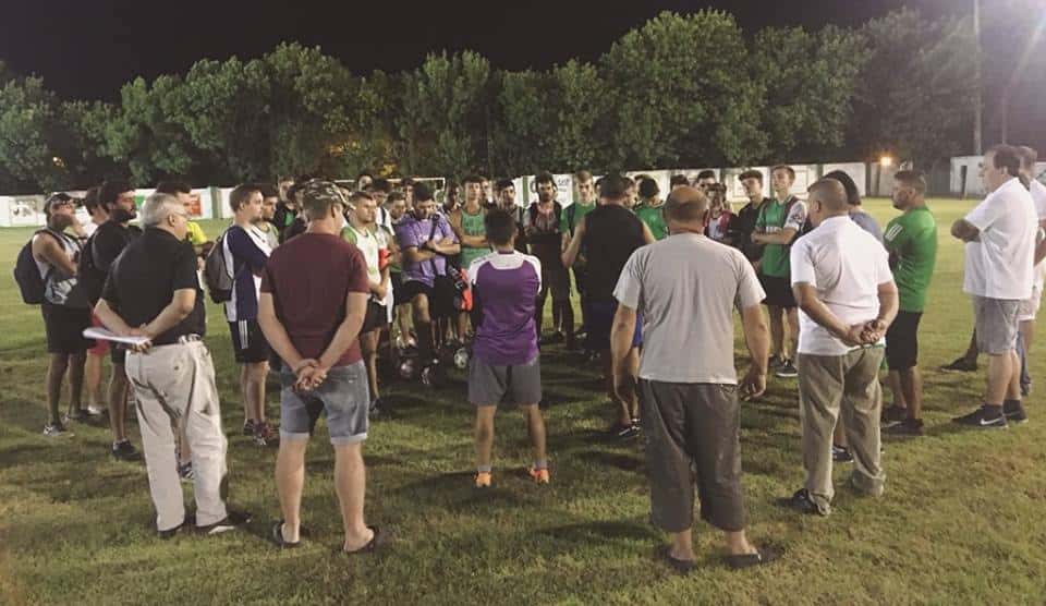 Unión comenzó a entrenar con vistas al inicio del tornero de la Liga de Fútbol de Paraná Campaña