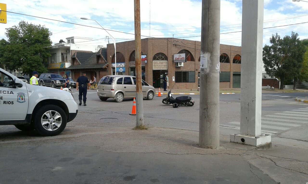 Accidente en Estrada y San Martín