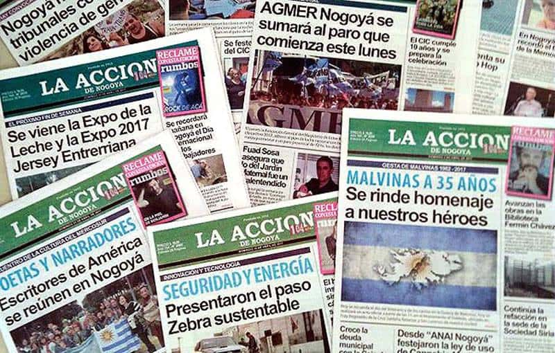 Cerró el diario La Acción: Había cumplido 106 años el 1º de Mayo