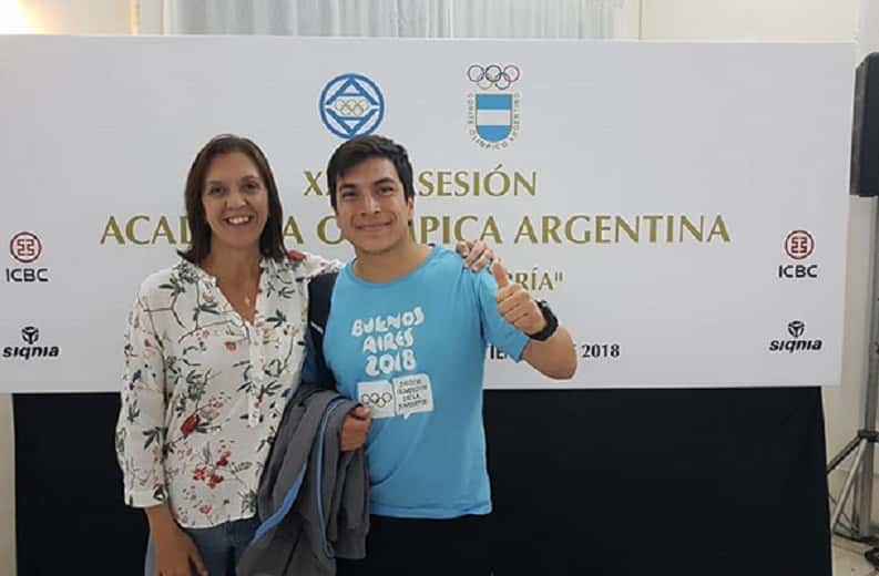 Un representante de Libertador San Martín en el staff de los Juegos Olímpicos de la Juventud 2018
