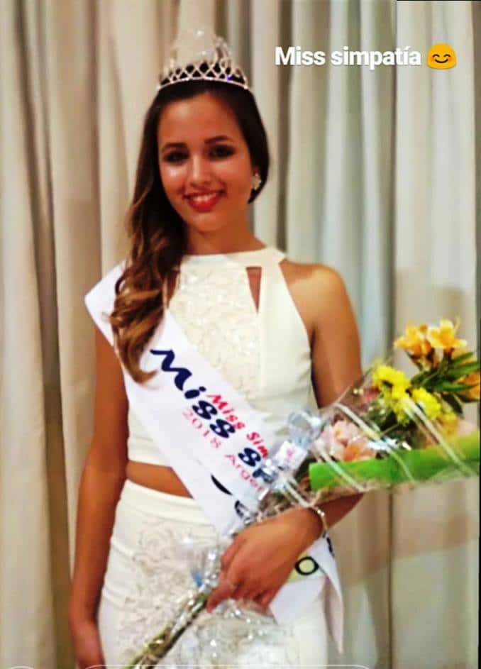 Milagros Ruiz Moreno resultó electa como Miss Simpatía en el certamen Miss Spring Argentina