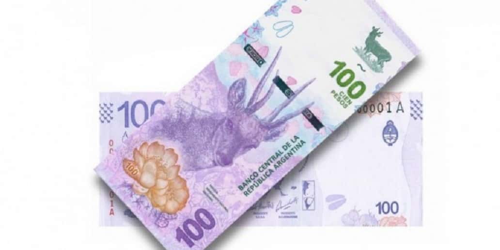 Entra en circulación el nuevo billete de 100 pesos