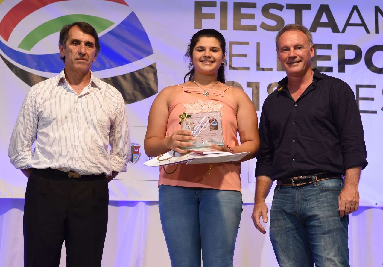 Fiesta del Deporte: Morena Gimenez obtuvo el reconocimiento de revelación deportiva del año