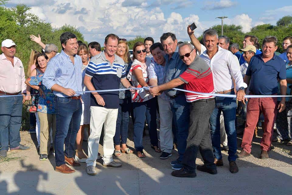 Bordet inauguró obras en Estación Sosa y Tabossi