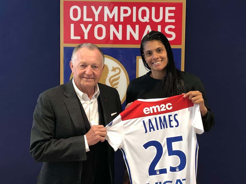 Olympique Lyon anunció la llegada de la delantera Soledad Jaimes
