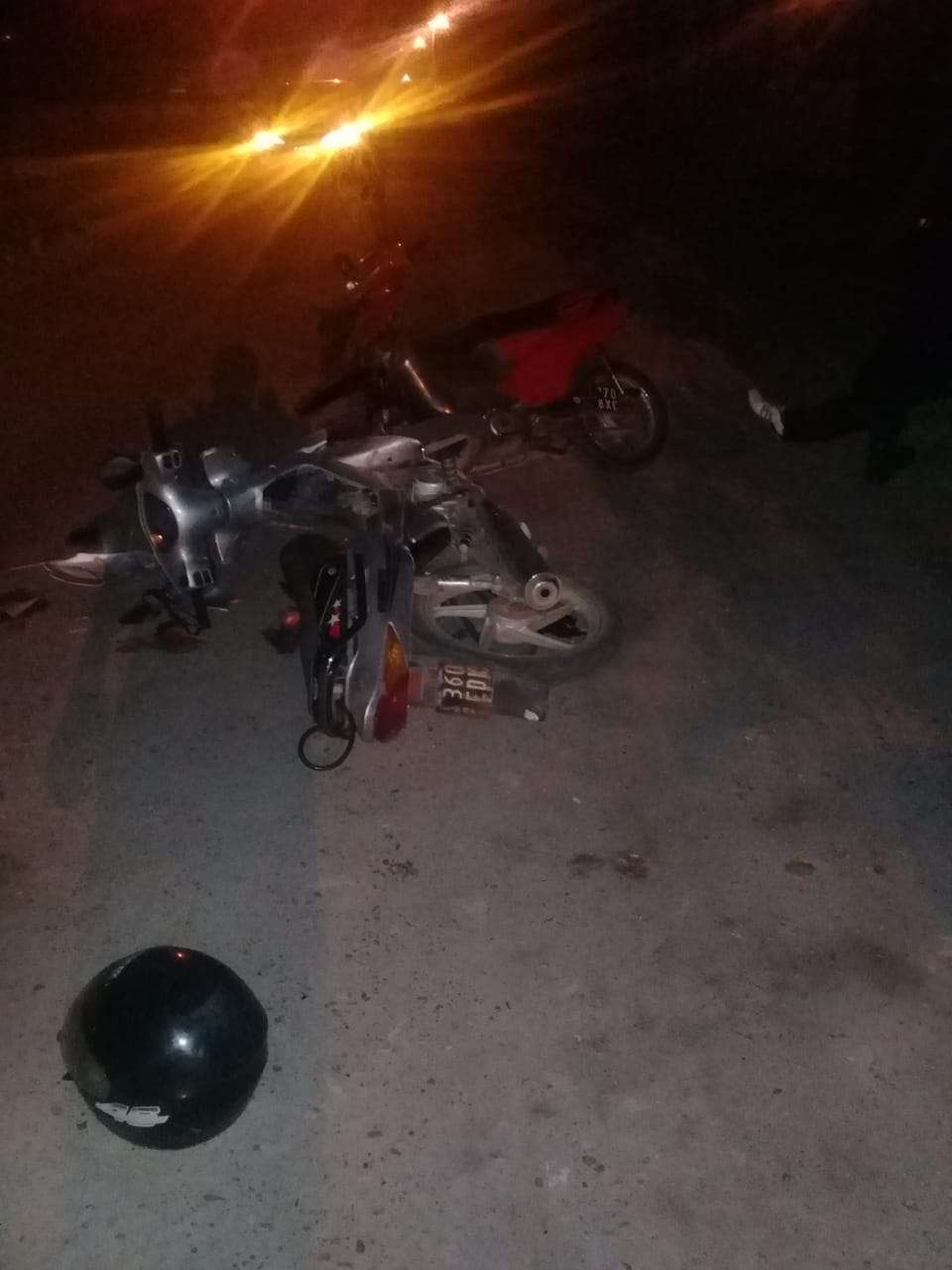 Dos motociclistas lesionados tras colisión