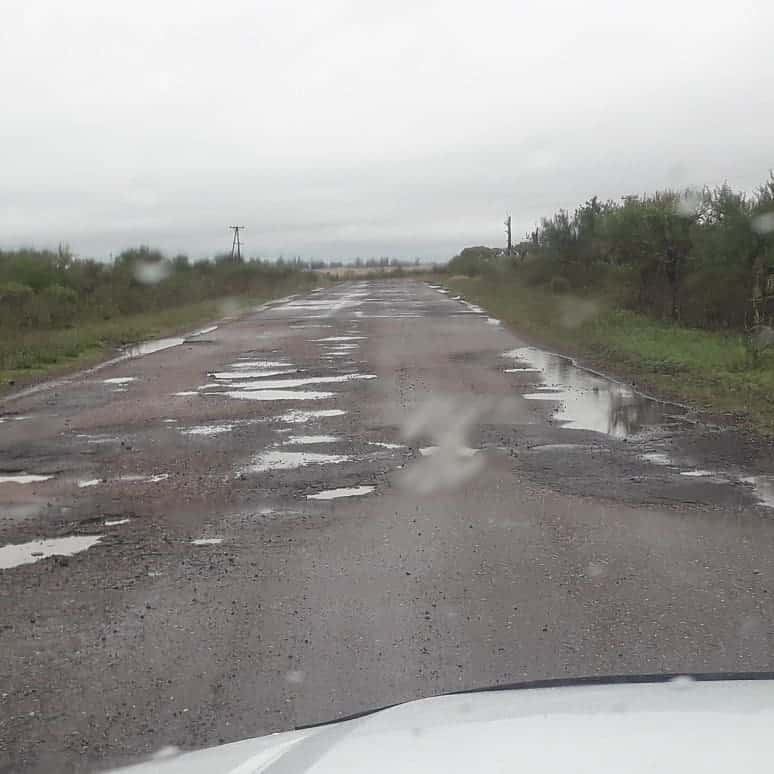 “Una ruta olvidada por las autoridades de Vialidad Provincial”, reflejo del estado de la Ruta Provincial N° 35