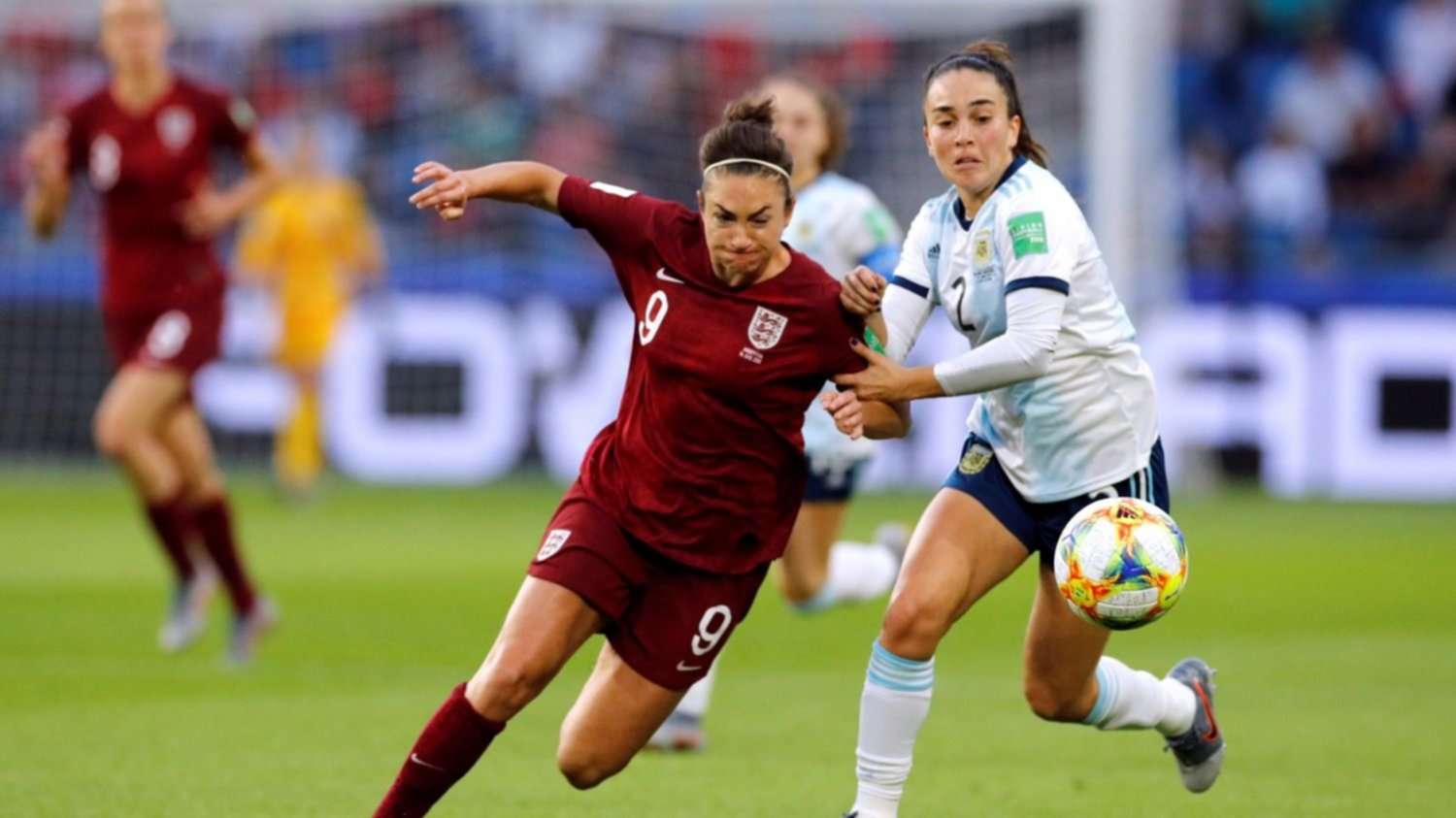Mundial de fútbol femenino: Derrota de Argentina ante Inglaterra