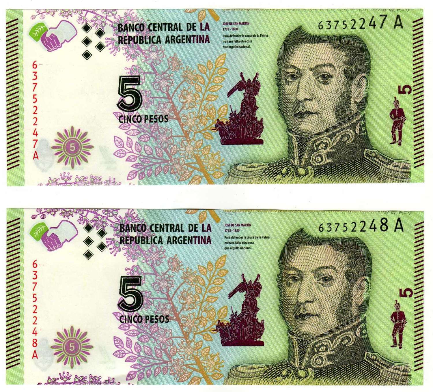 Los billetes de 5 pesos tienen los días contados
