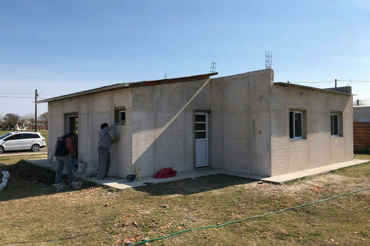 En Tabossi se construyen viviendas financiadas por la provincia