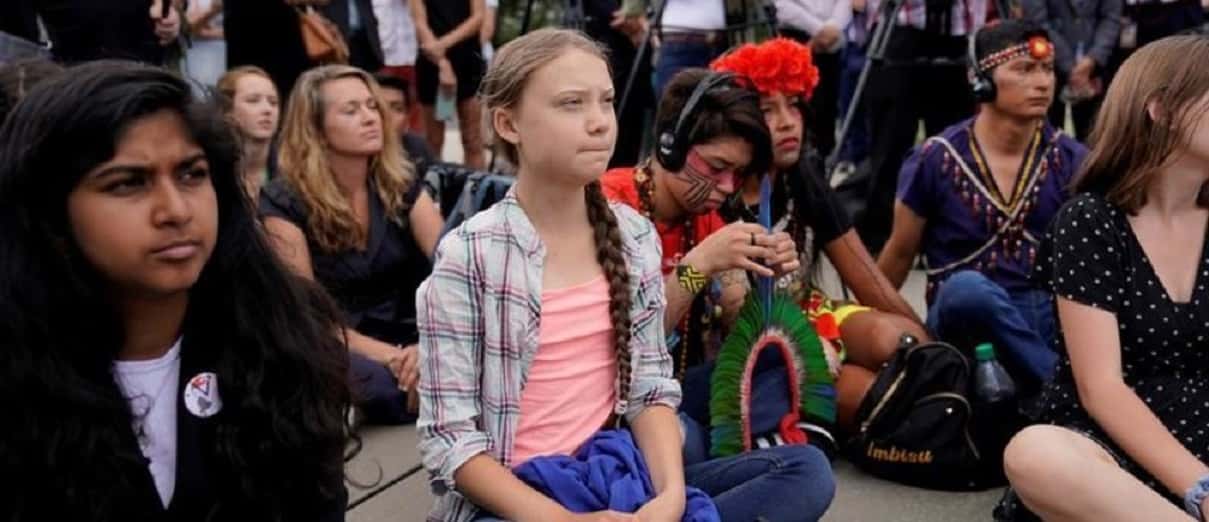 El fenómeno Greta Thunberg cristaliza en movilizaciones juveniles sin precedentes dos días antes de la cumbre del clima