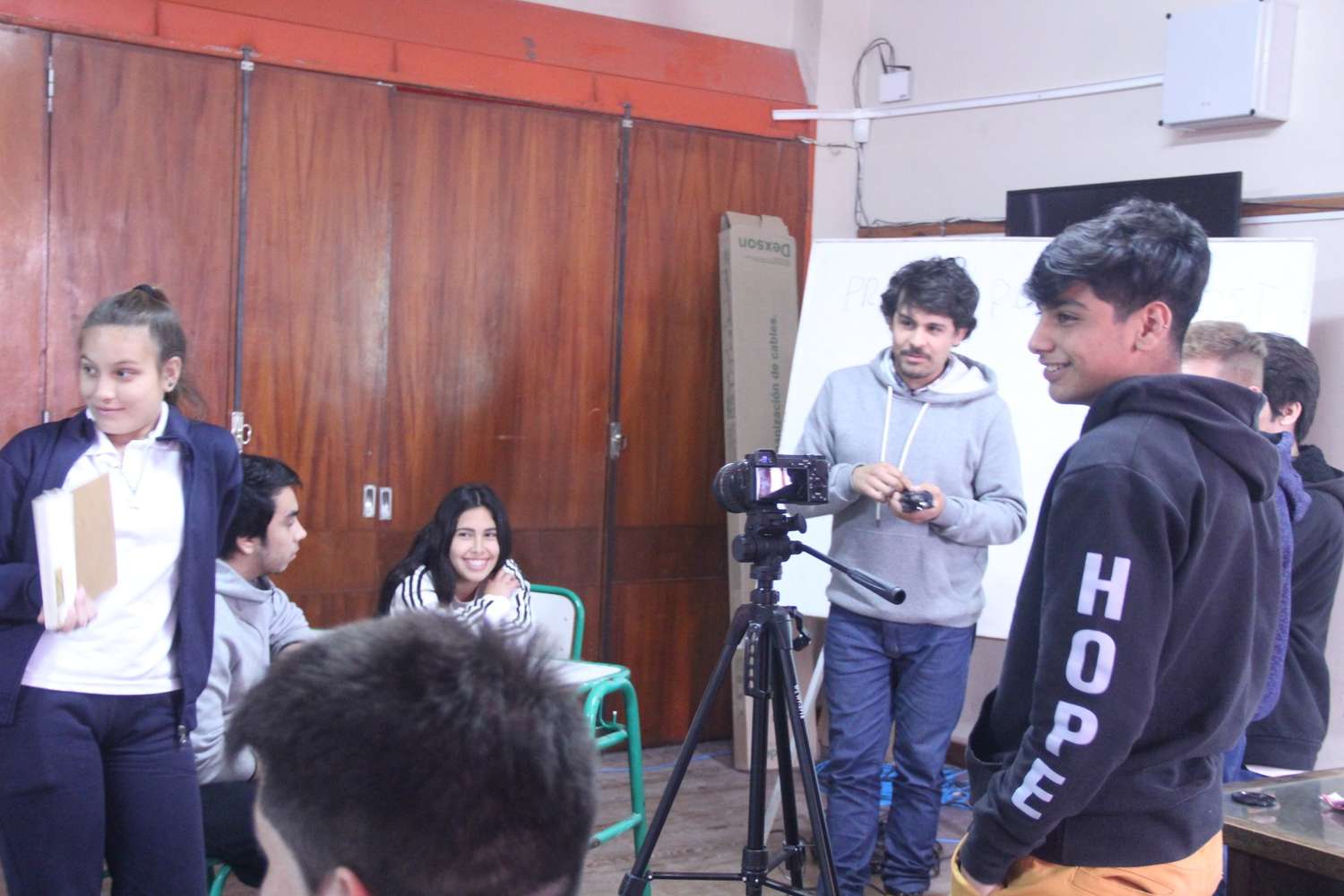 El taller de celumetraje que permitió a los asistentes filmar sus propios cortos