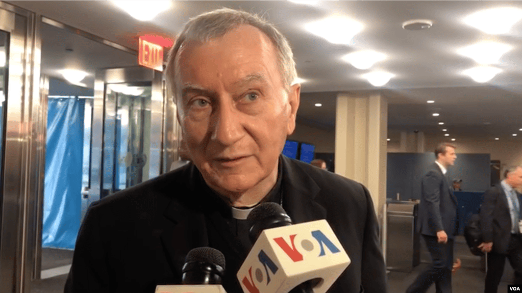 Secretario de Estado del Vaticano Pietro Parolin insta a elecciones en Venezuela