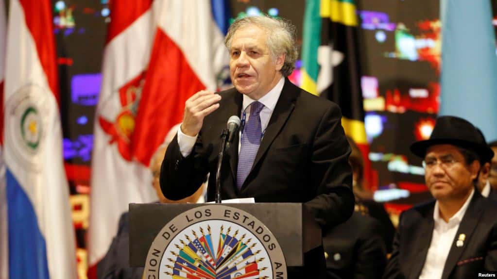 Almagro denuncia “patrón” de desestabilización de Venezuela y Cuba en la región
