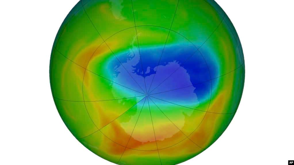 El agujero en la capa de ozono mide menos desde su descubrimiento