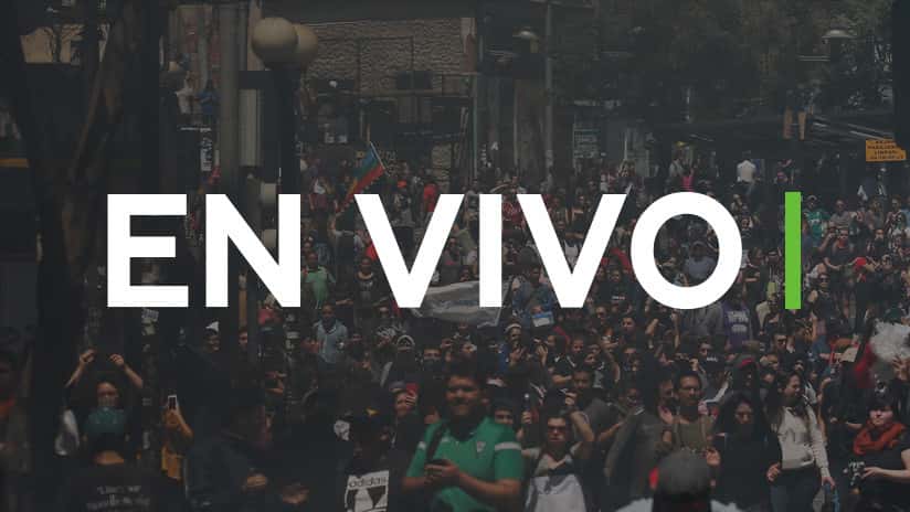 EN VIVO: Nueva jornada de protestas en las calles de Santiago de Chile
