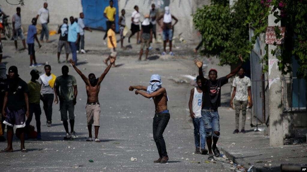 Siguen las protestas en Haití que buscan la renuncia del presidente