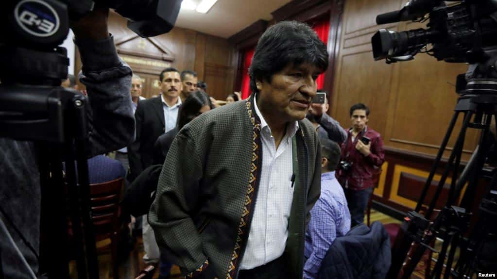 Evo Morales dice tener notificación de Interpol tras denuncia de «alzamiento armado»