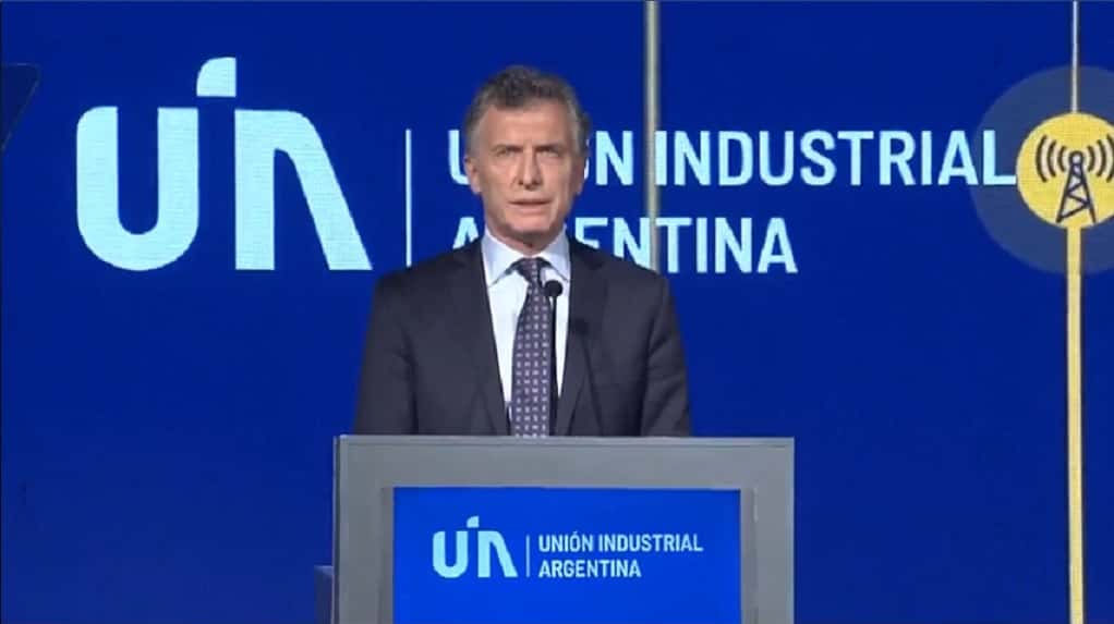 Mauricio Macri, en el encuentro anual de la UIA: «Hoy estamos mejor parados de cara al futuro»