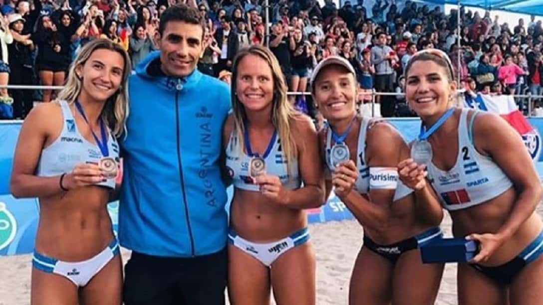 La nogoyaense Ana Gallay alcanzó su medalla número 25 en el Beach Sudamericano