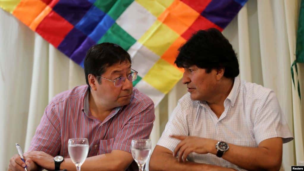 El partido de Evo Morales lidera la intención de voto en Bolivia