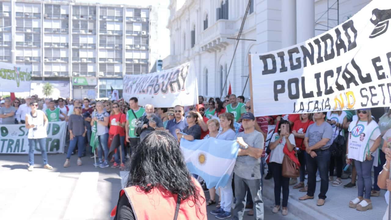 Marcha en defensa del sistema previsional: “La Caja no se toca”, aseguraron los trabajadores