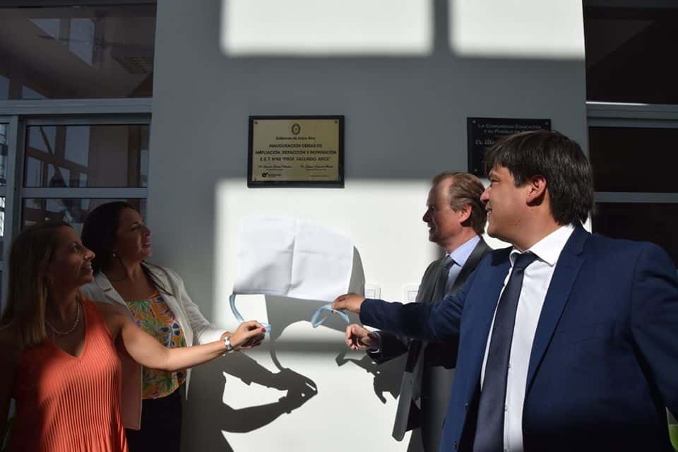 En Seguí quedó inaugurado el nuevo edificio de la Escuela Facundo Arce