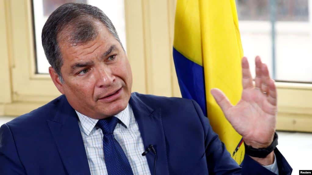 Condenan al expresidente ecuatoriano Rafael Correa a 8 años de cárcel