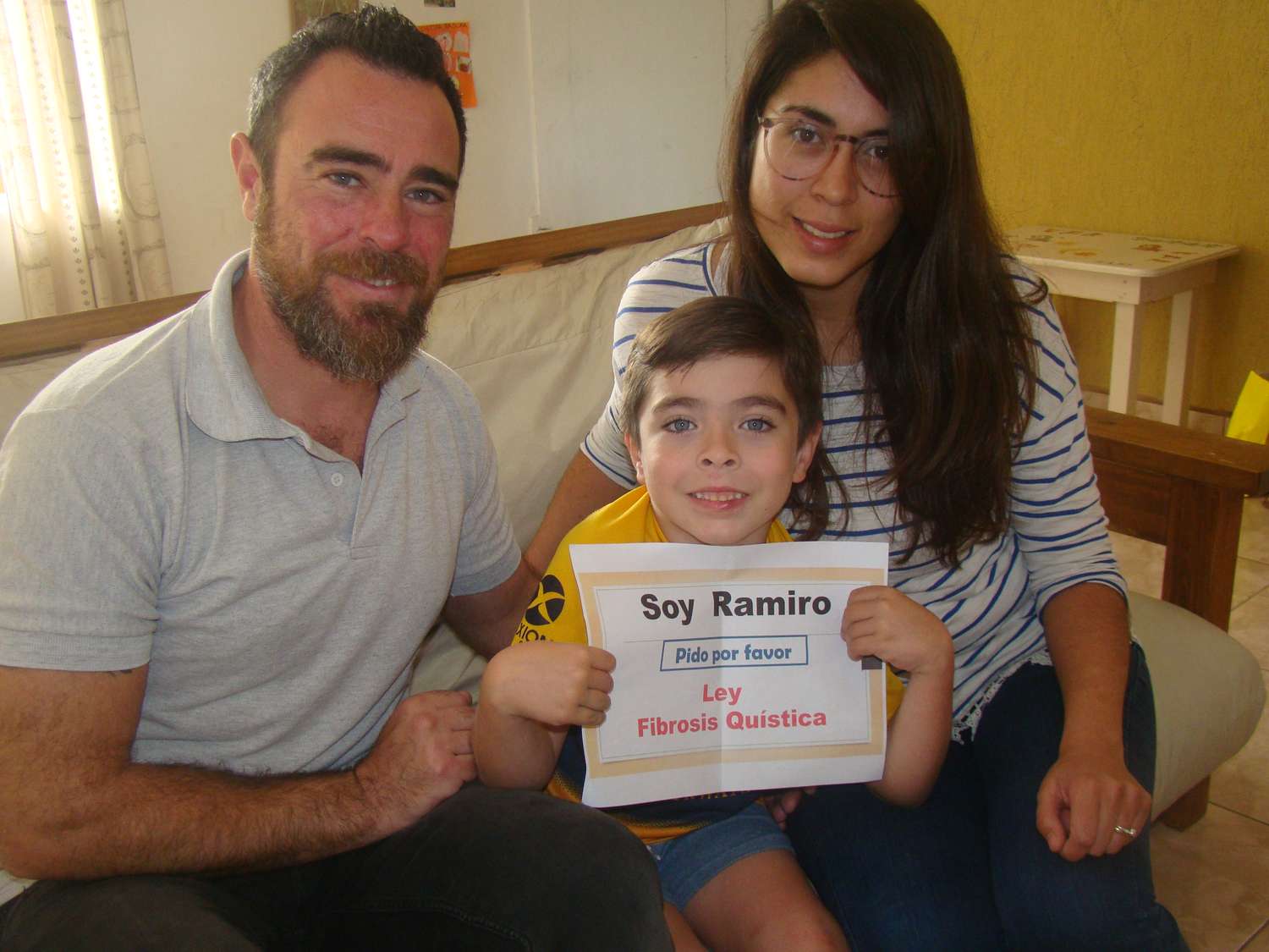 Ramiro, al igual que otros cuarenta y tres entrerrianos, piden por la “Ley Nacional de Fibrosis Quística”