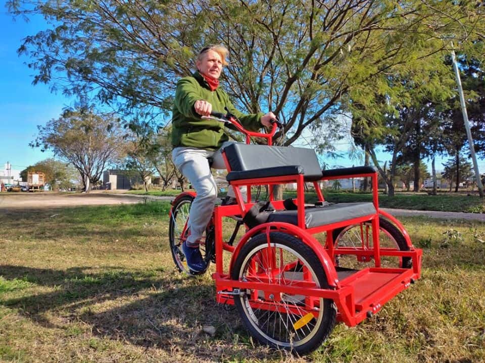 Andares, un proyecto de paseos terapéuticos y de esparcimiento con triciclos adaptados