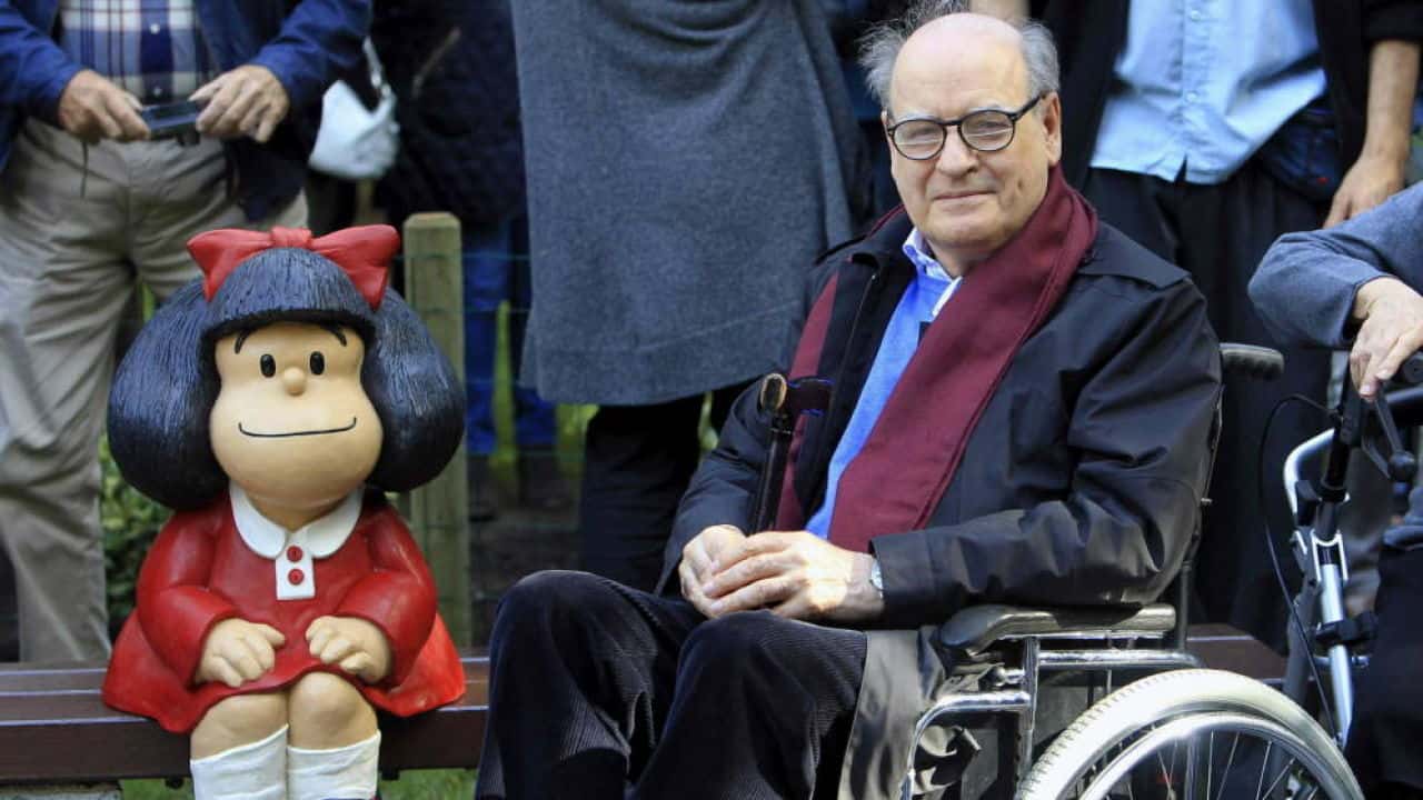 A los 88 años murió Quino, el creador de Mafalda