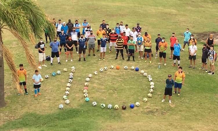 El Footgolf le rindió homenaje a Diego Maradona
