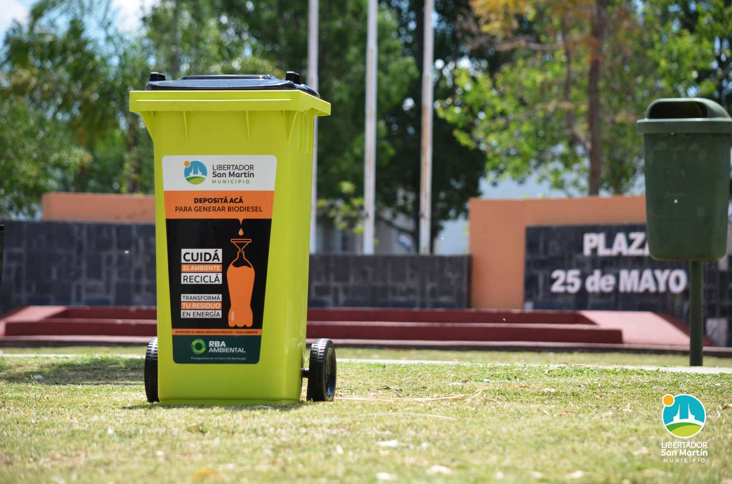 Reciclar es el objetivo del proyecto de gestión de los aceites vegetales usados en Libertador