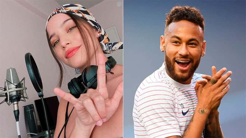 Neymar y la entrerriana Emilia Mernes ¿están a punto de blanquear el romance?