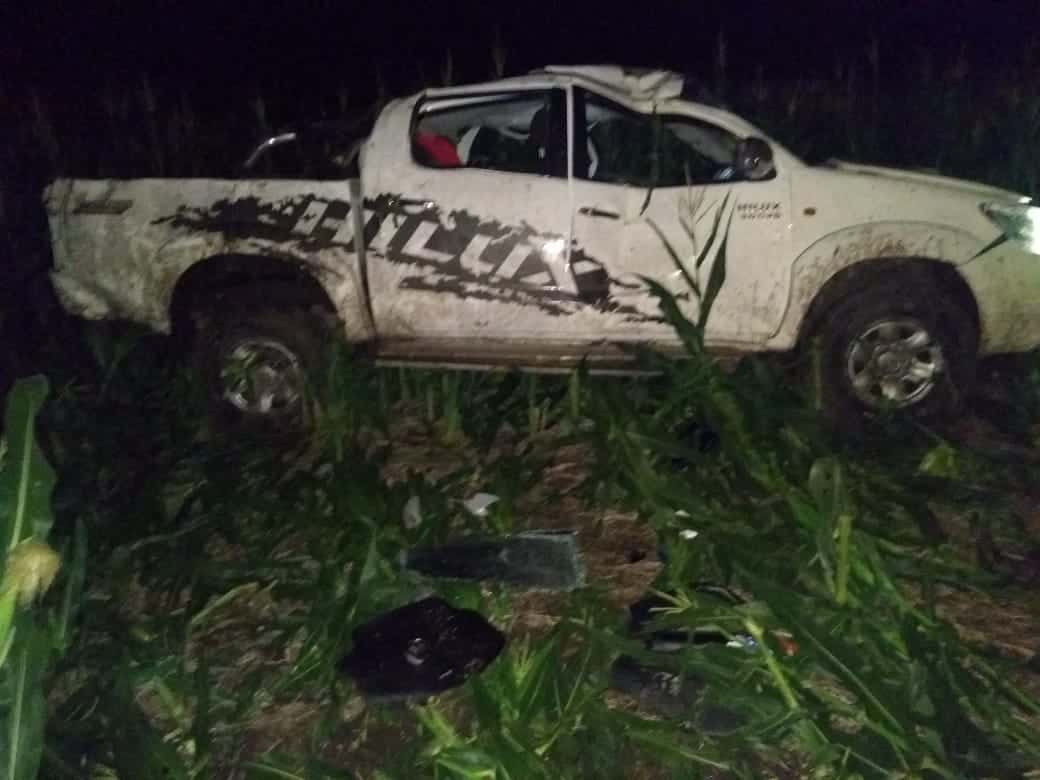 Despistó en Boca del Tigre: falleció el crespense que conducía la camioneta