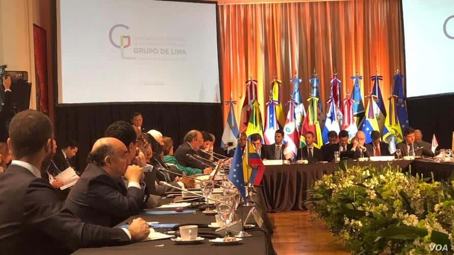 Argentina abandona el Grupo de Lima