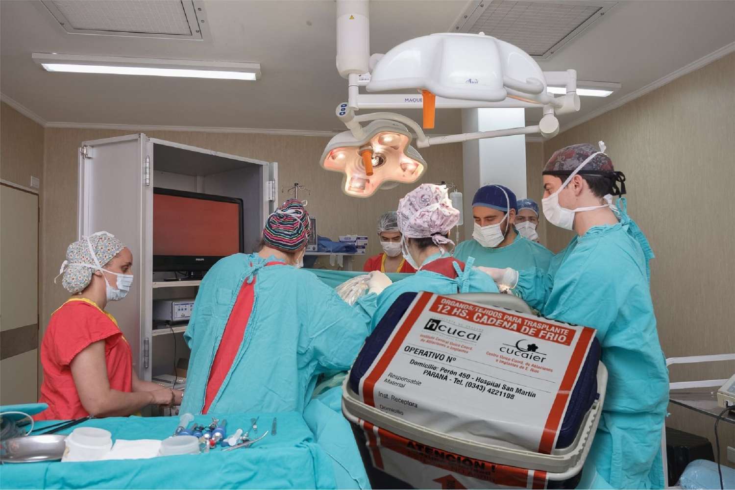 Una nueva donación de órganos posibilita cinco trasplantes en Paraná