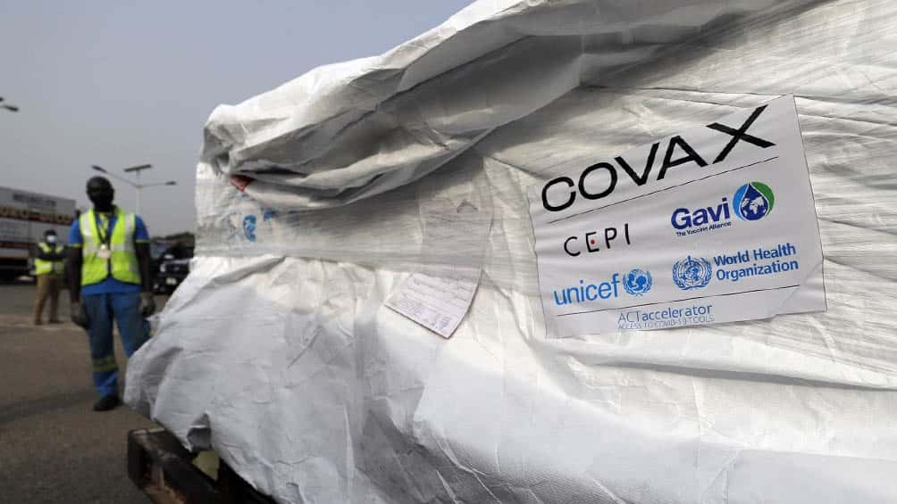 Llegaron nuevas dosis de vacunas contra el coronavirus del Fondo Covax