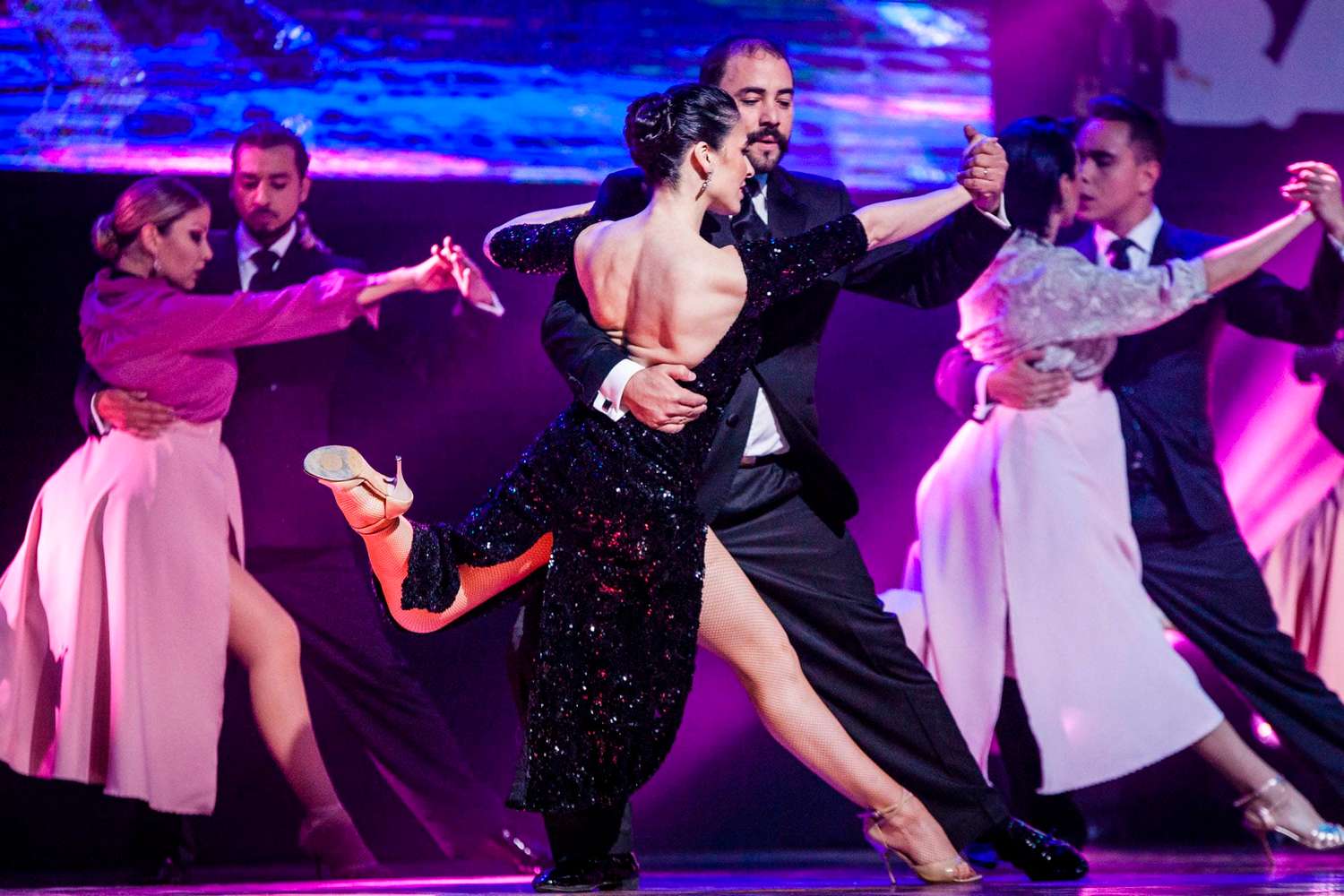 Noche especial de tango en el Anfiteatro Héctor Santángelo